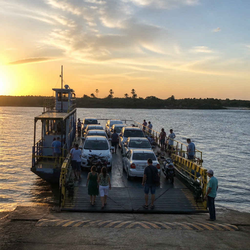 A logística invisível que transforma a travessia do rio Buranhém em um passeio tranquilo e sem burocracia para turistas